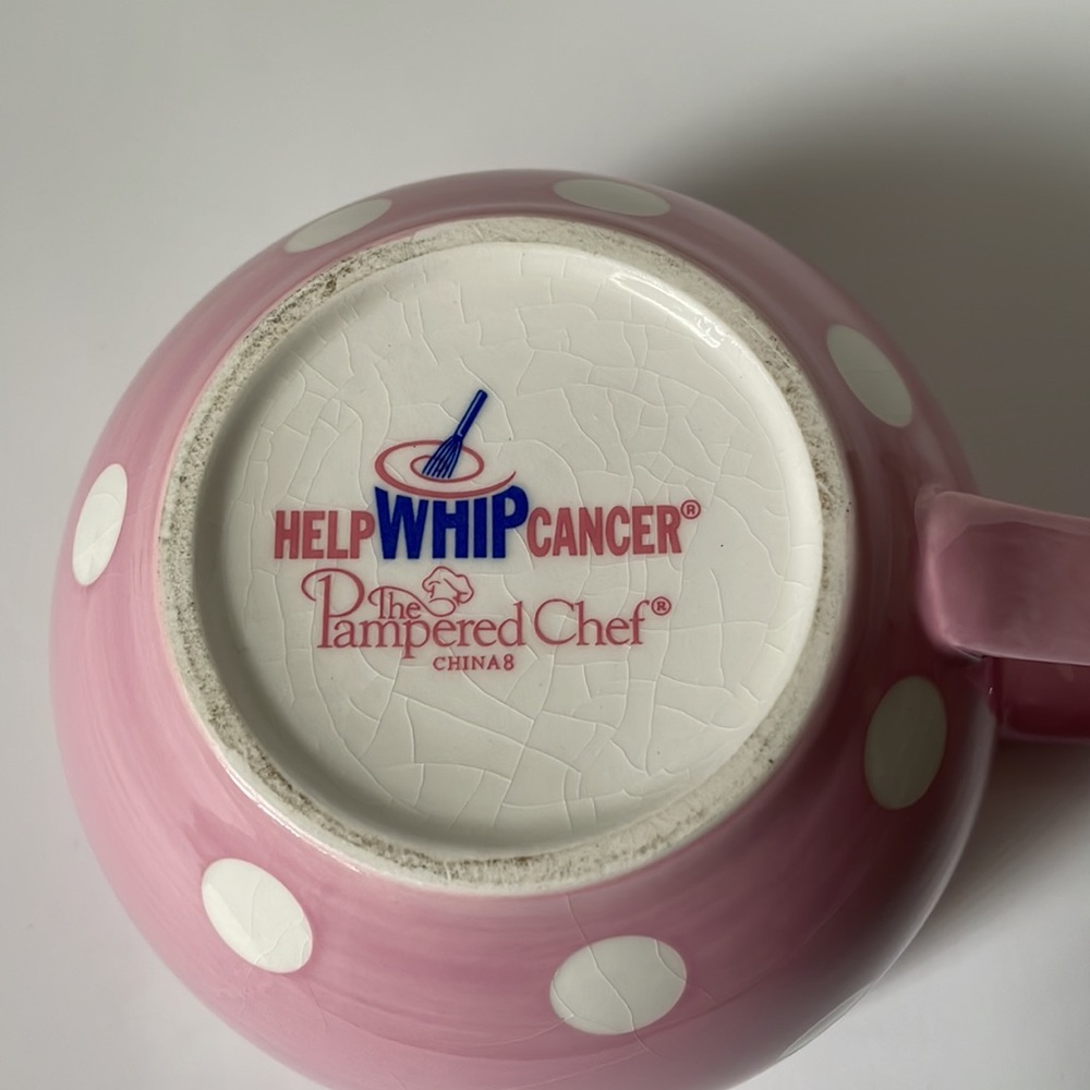 The Pampered Chef Help Whip Cancer Mug and Plate - Picture 6 of 7